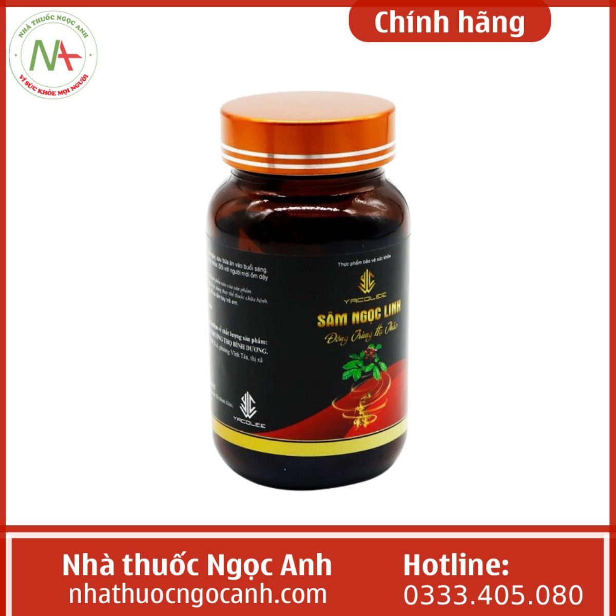 Yacolee Sâm Ngọc Linh Đông Trùng Hạ Thảo