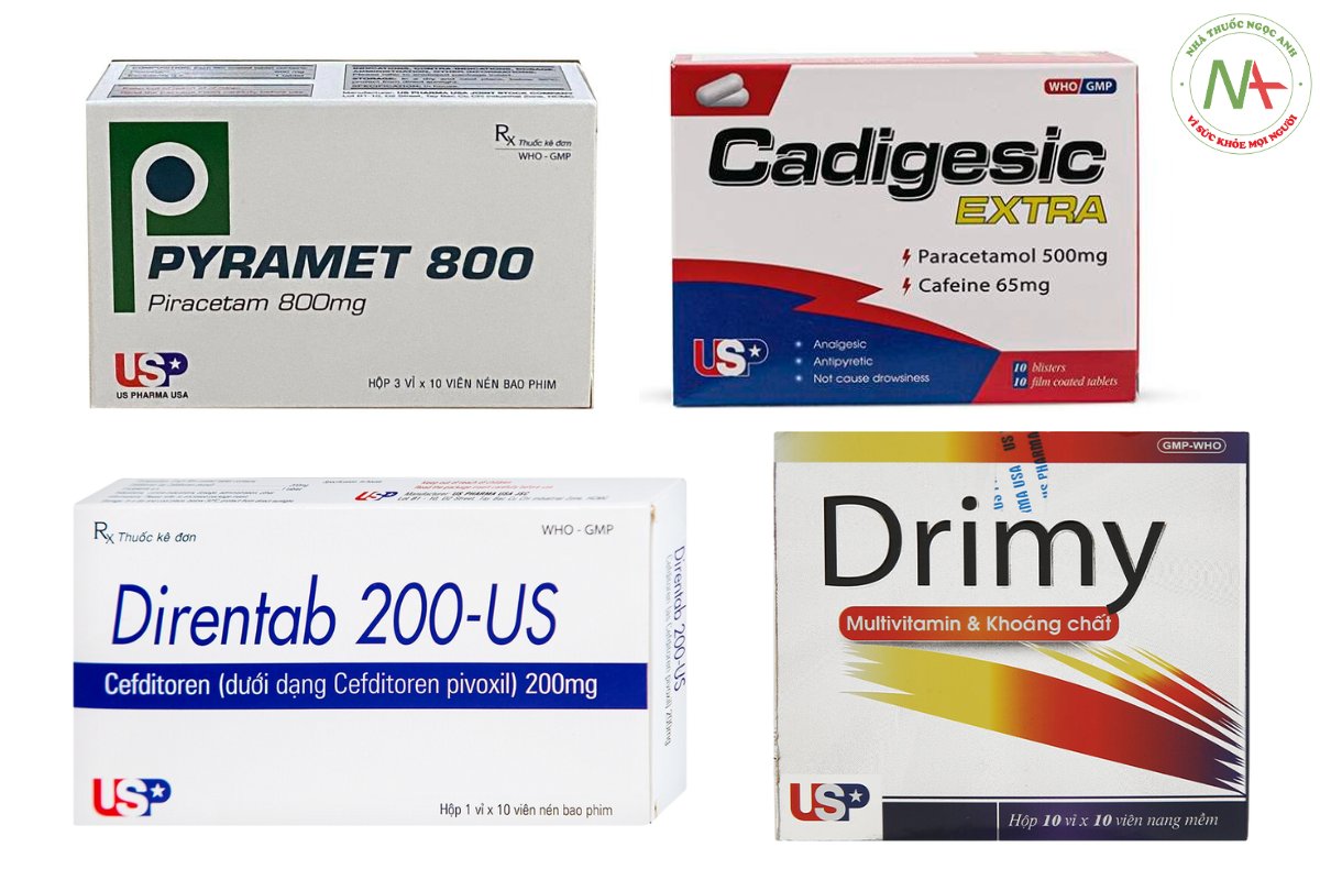 Một số sản phẩm của Công ty Cổ phần US Pharma USA