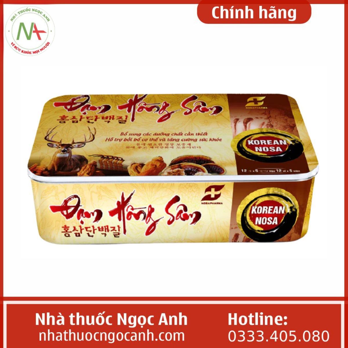 Đạm hồng sâm Korean Nosa