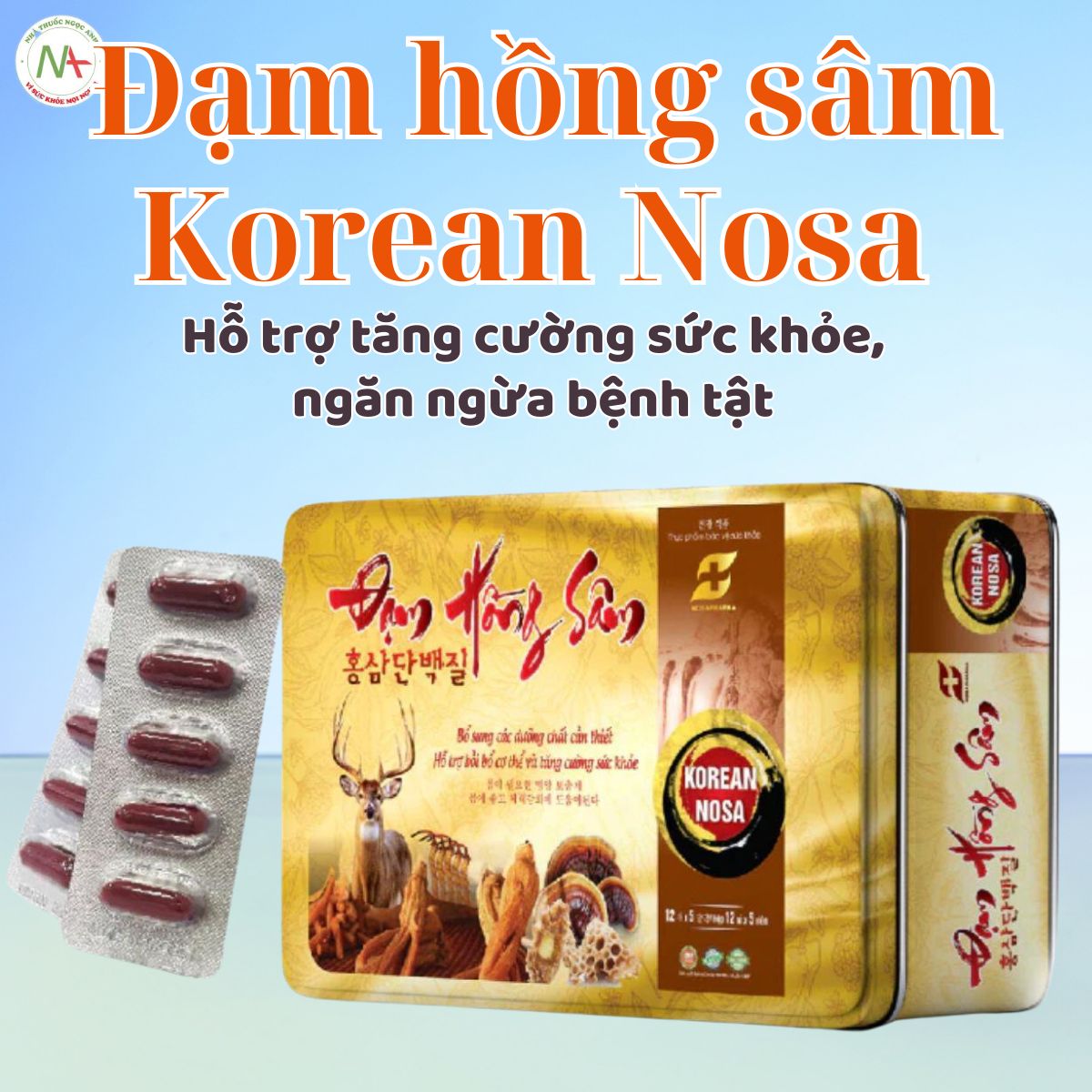 Đạm hồng sâm Korean Nosa