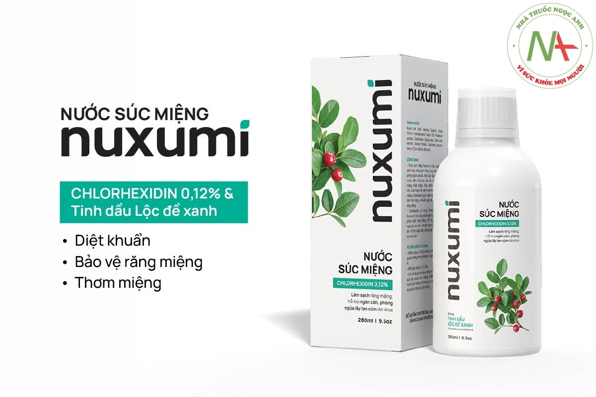 Nước xúc miệng Nuxumi 280ml