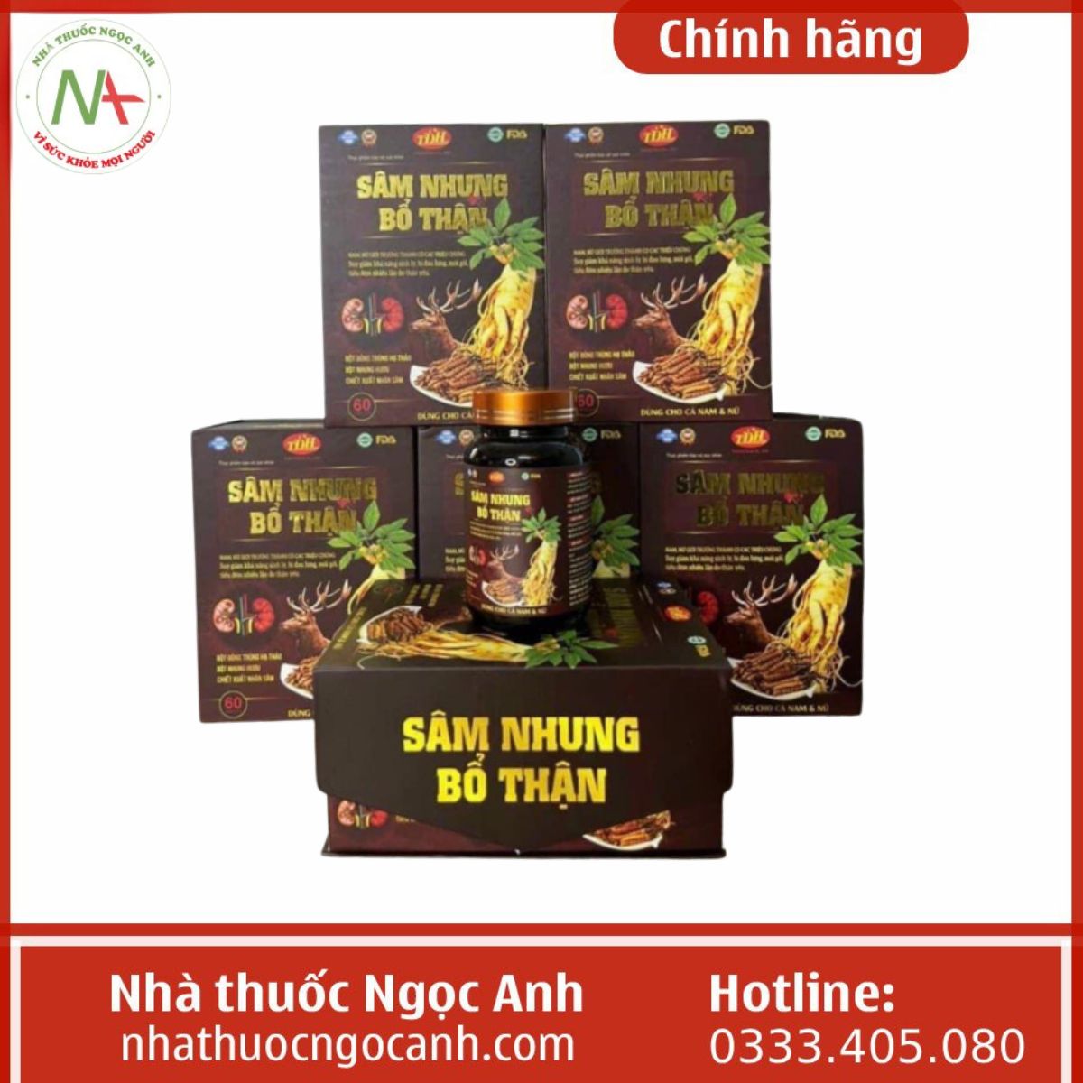 Sâm nhung bổ thận Tadaphaco