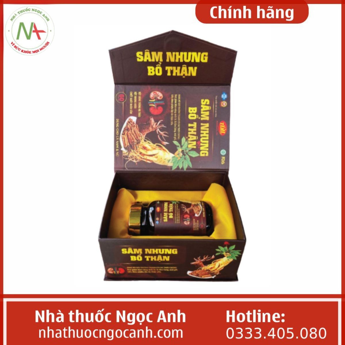 Sâm nhung bổ thận Tadaphaco