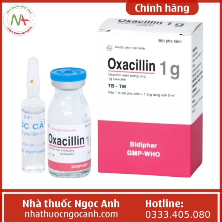 Oxacillin 1g Bidiphar