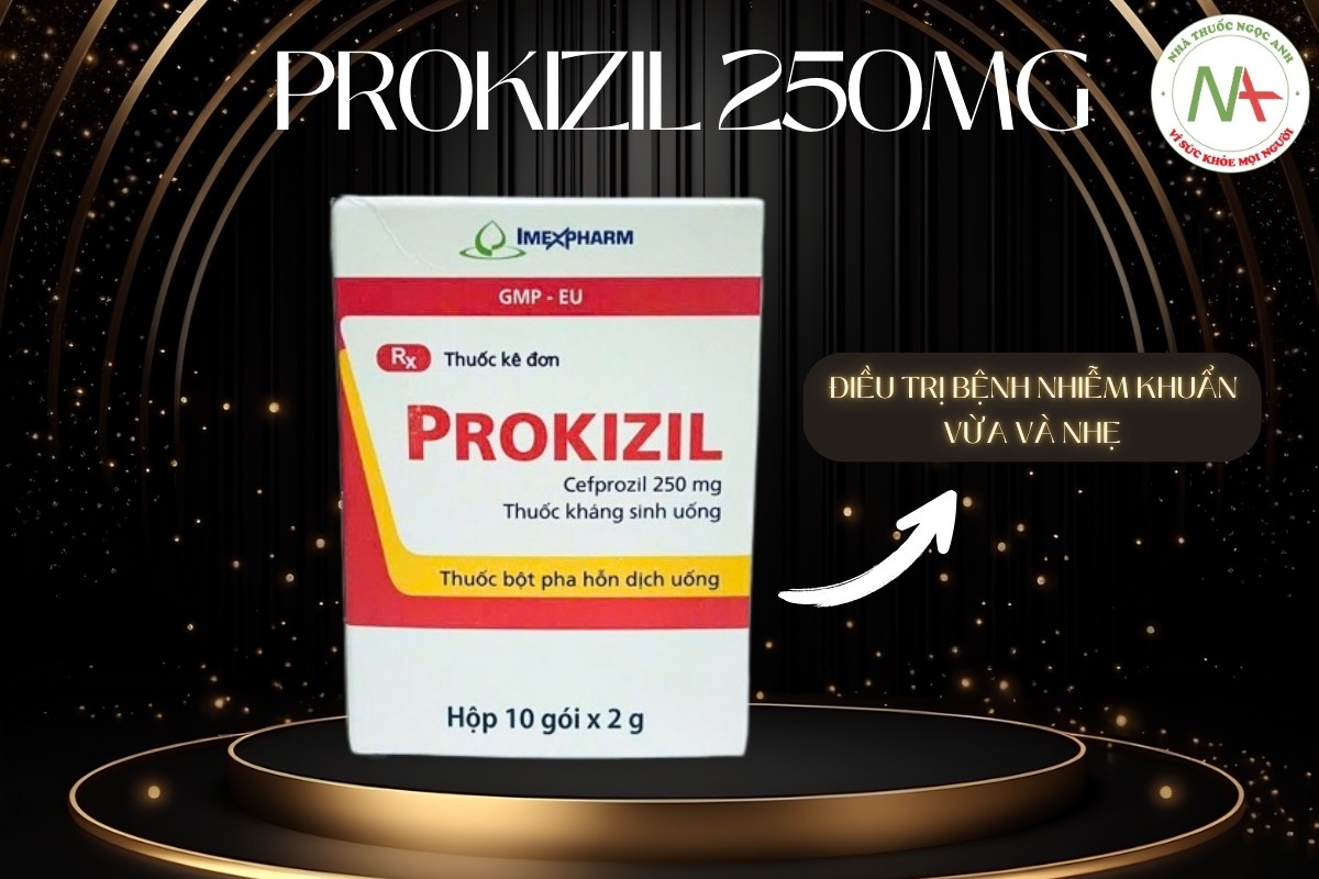 Thuốc kháng sinh Prokizil 250mg điều trị bệnh nhiễm khuẩn