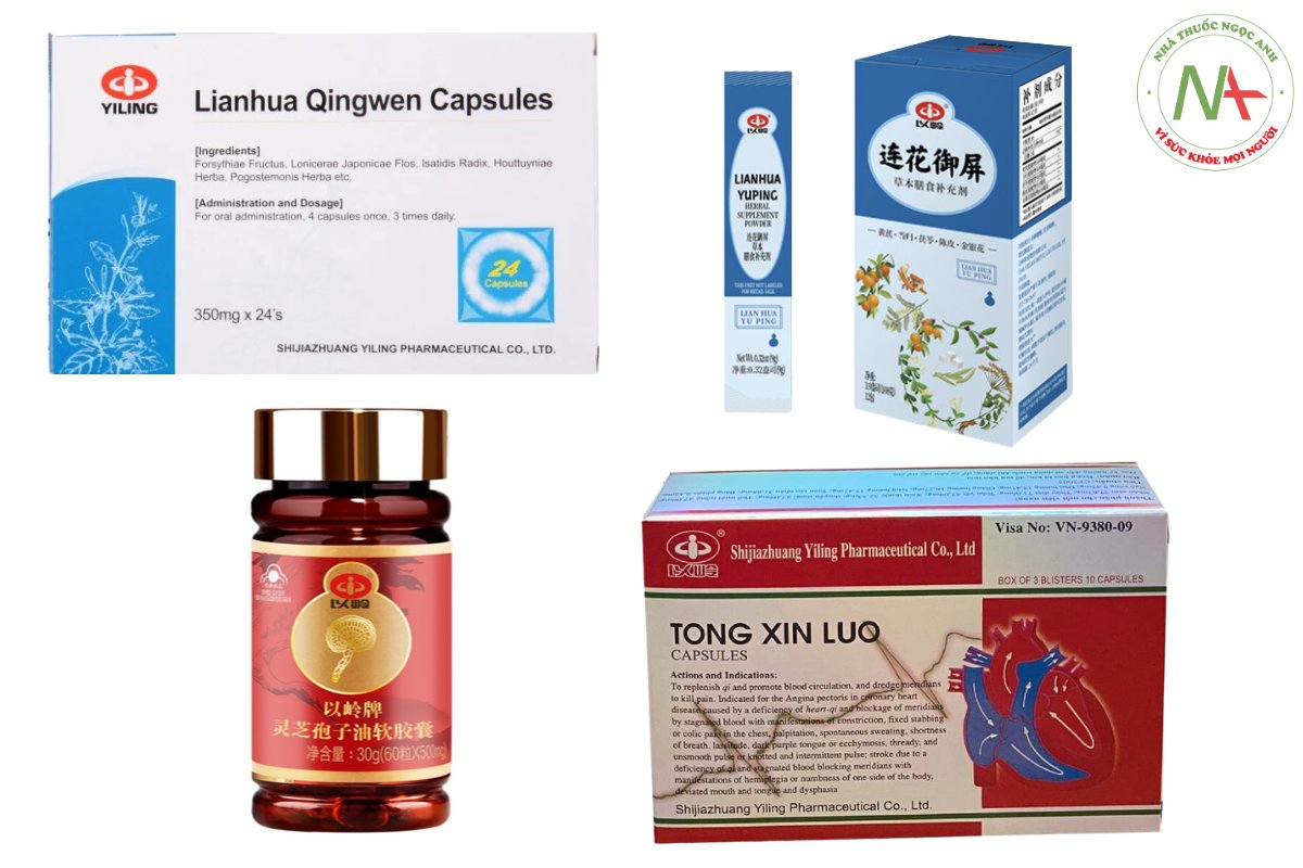 Một số sản phẩm của Yiling Pharmaceutical