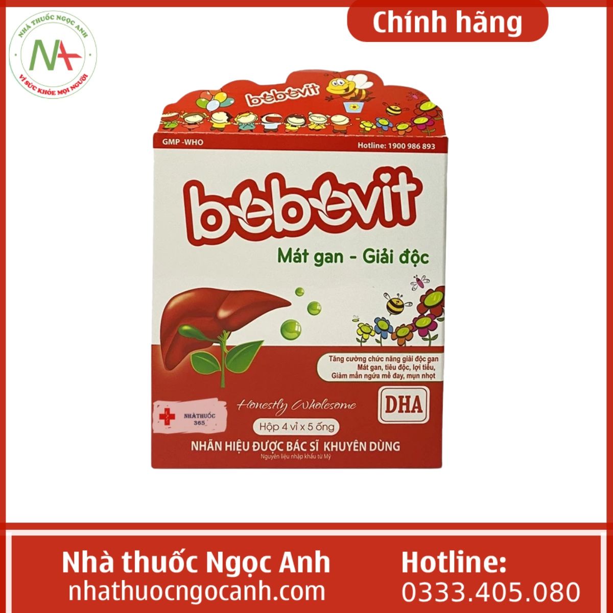Bebevit Mát gan - Giải độc