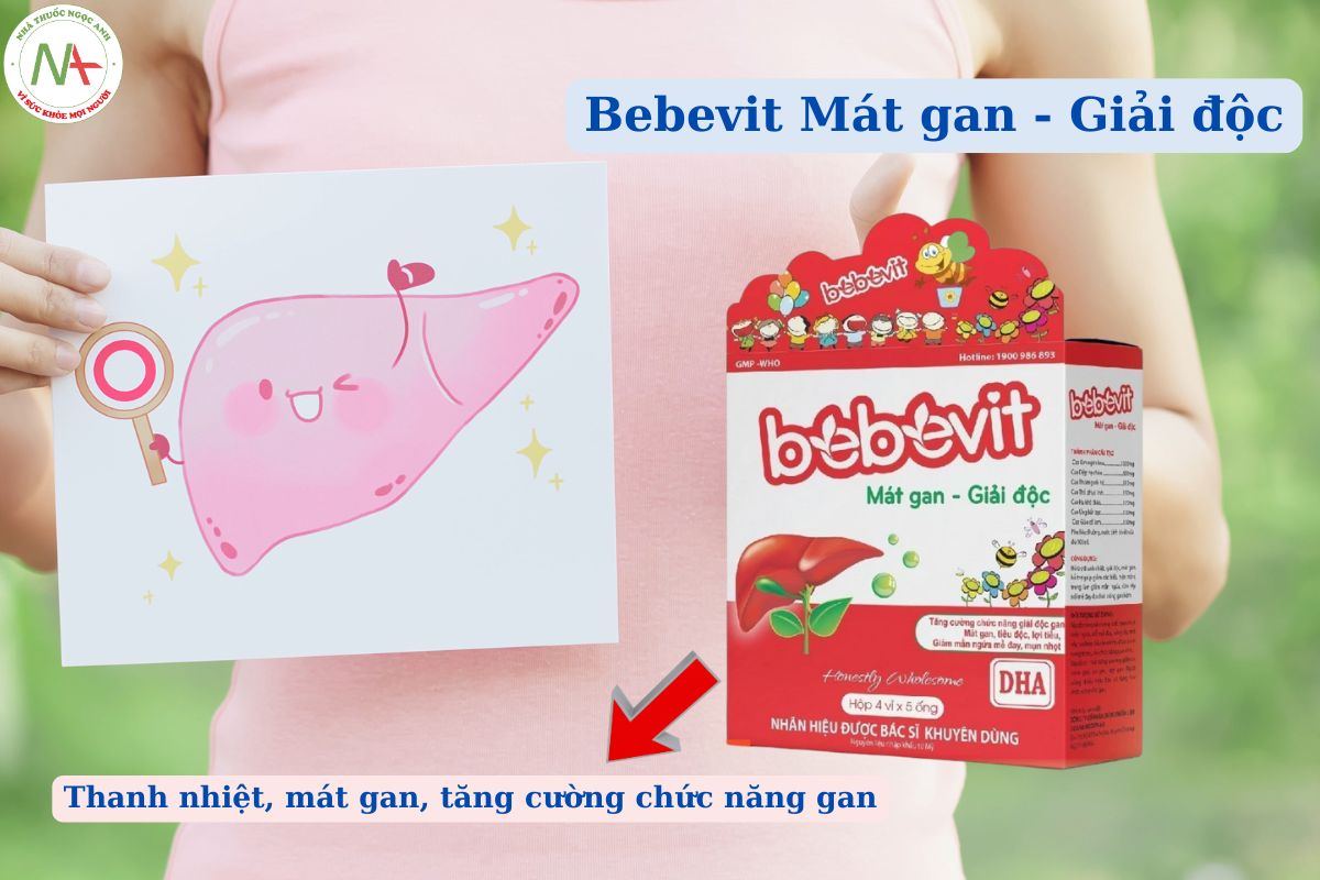 Bebevit Mát gan - Giải độc 3 Bebevit Mát gan - Giải độc