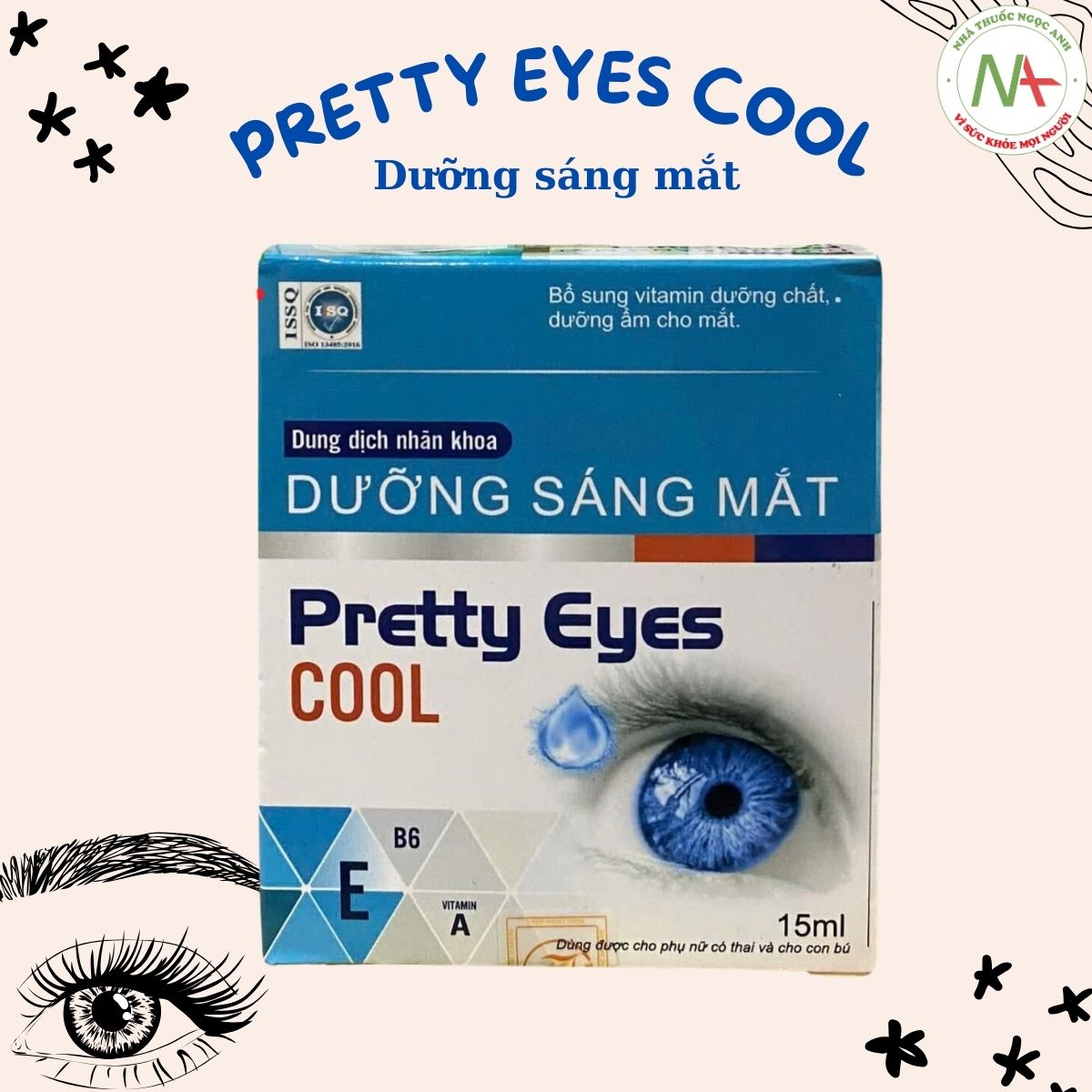 Dưỡng sáng mắt Pretty Eyes Cool