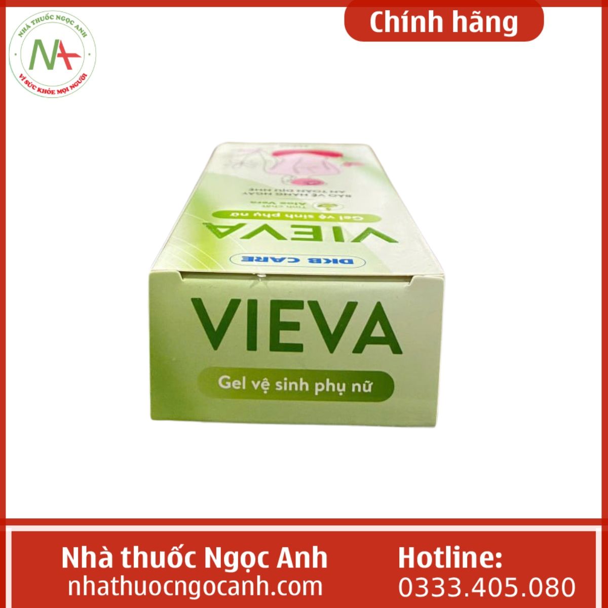 Gel vệ sinh phụ nữ Vieva Tinh chất Aloe Vera 120ml