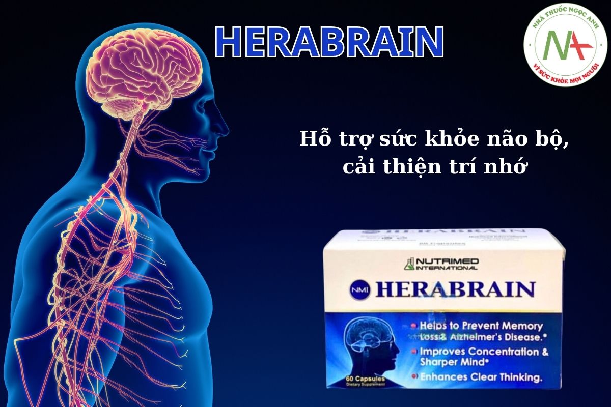 Viên uống HeraBrain Rasi Labs hỗ trợ cải thiện sức khỏe não bộ