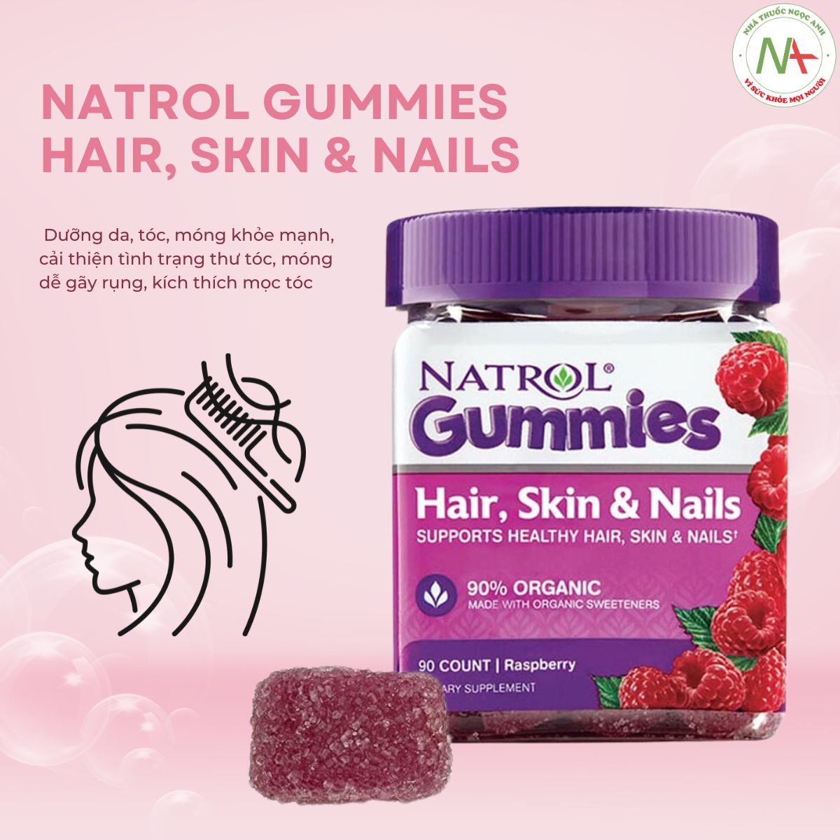 Natrol Gummies Hair, Skin & Nails