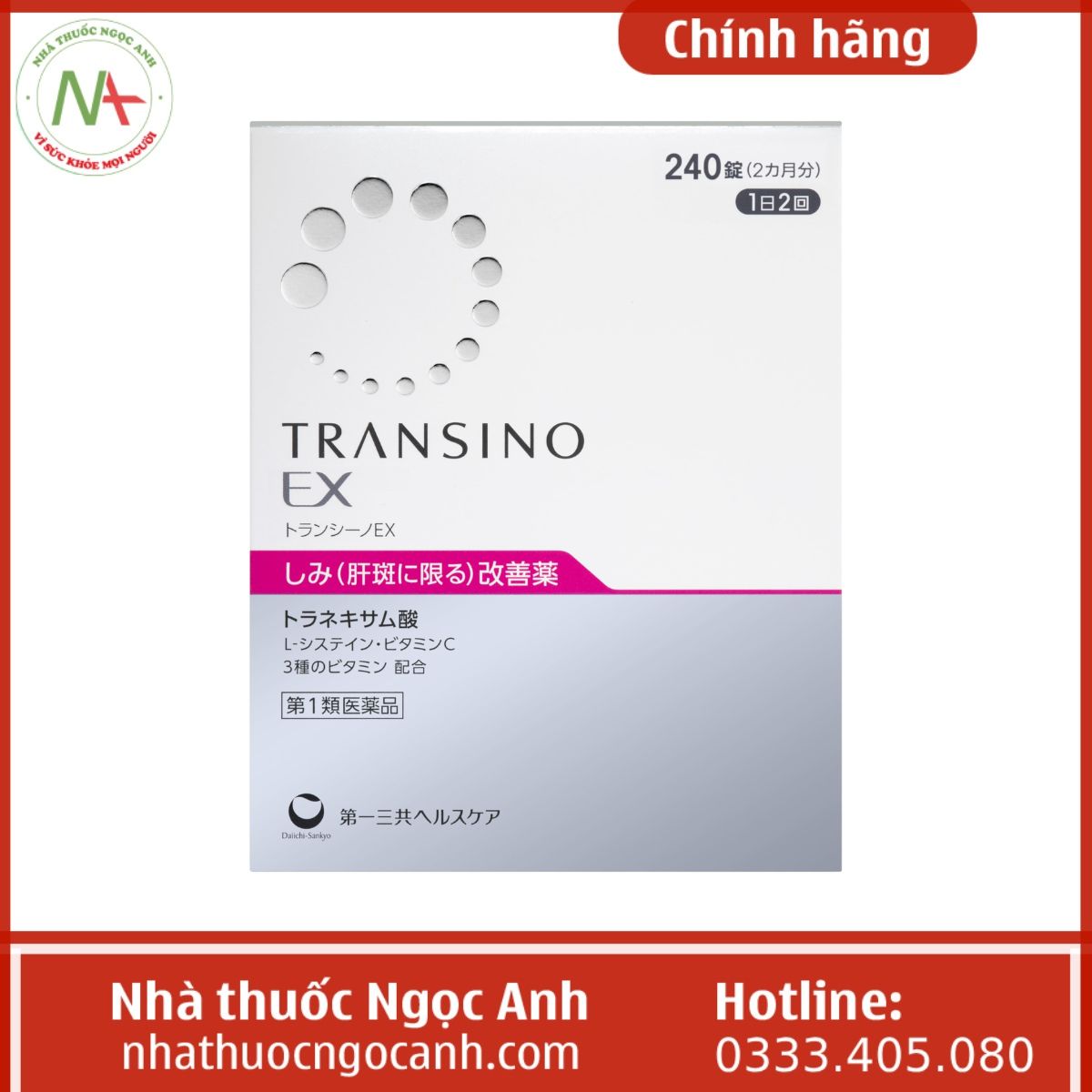 Viên uống Transino EX