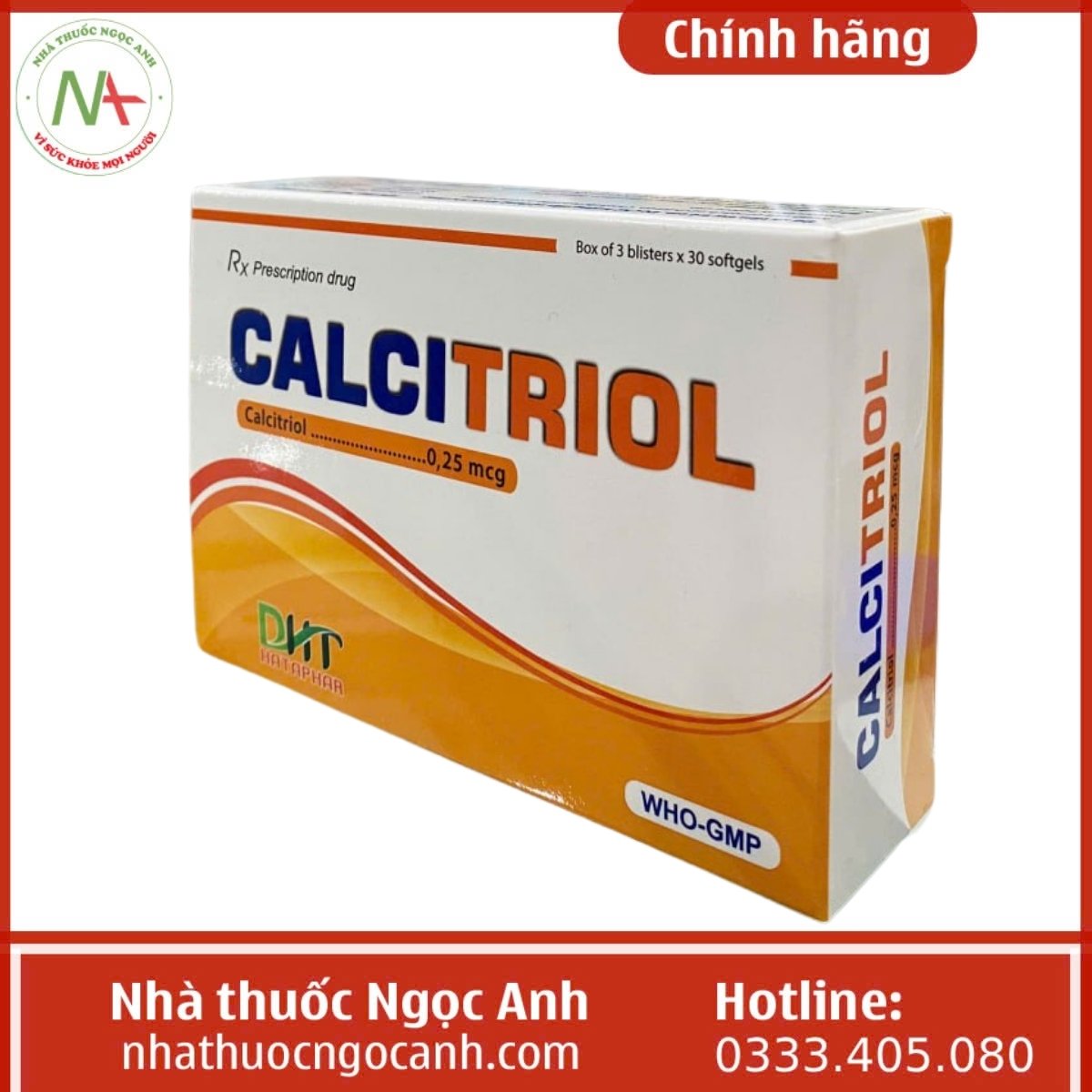 Calcitriol 0.25mcg Dược Hà Tây