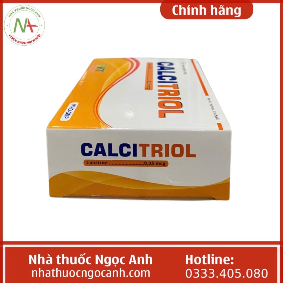 Calcitriol 0.25mcg Dược Hà Tây