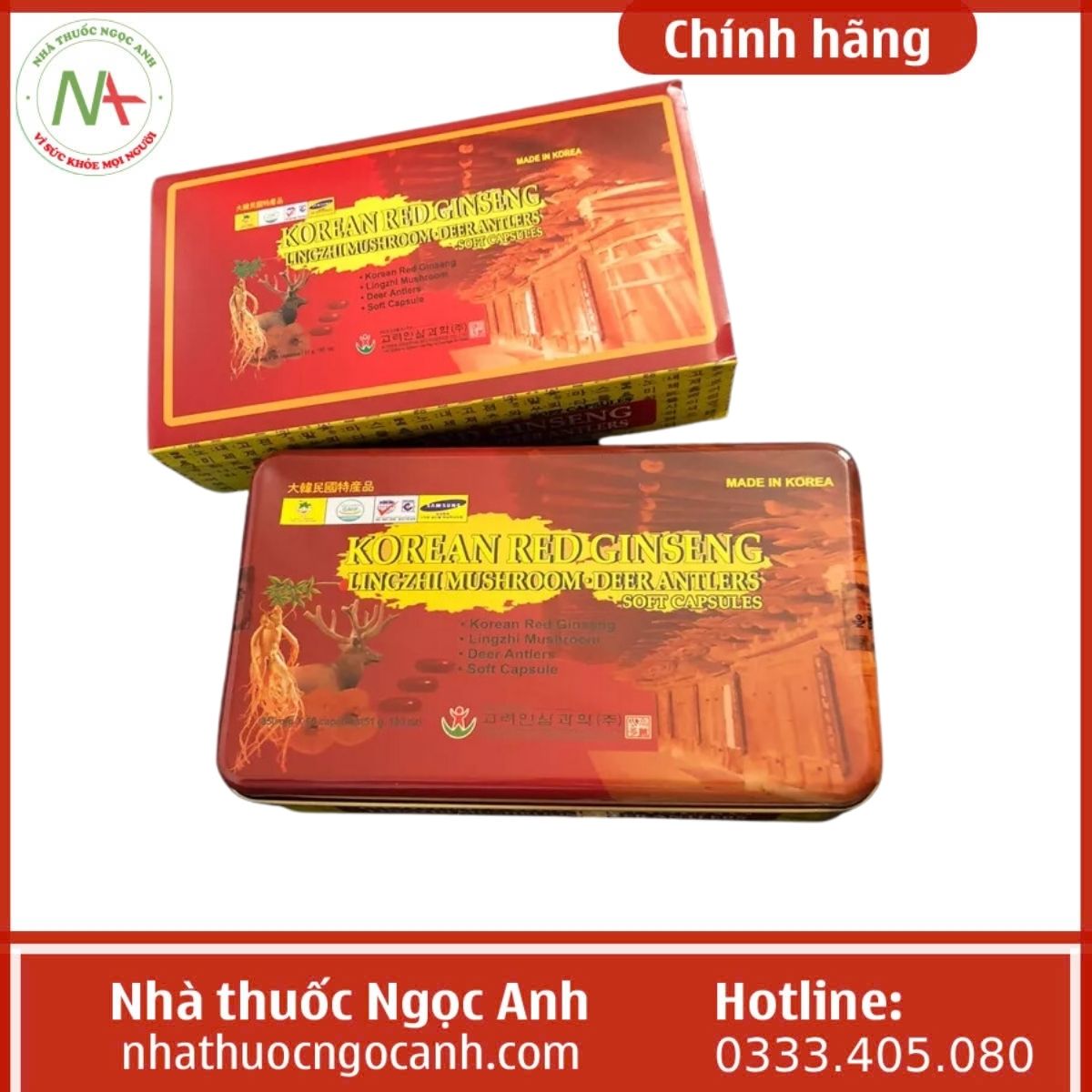 Đạm tổng hợp hồng sâm Lingzhi Mushroom Deer Antlers