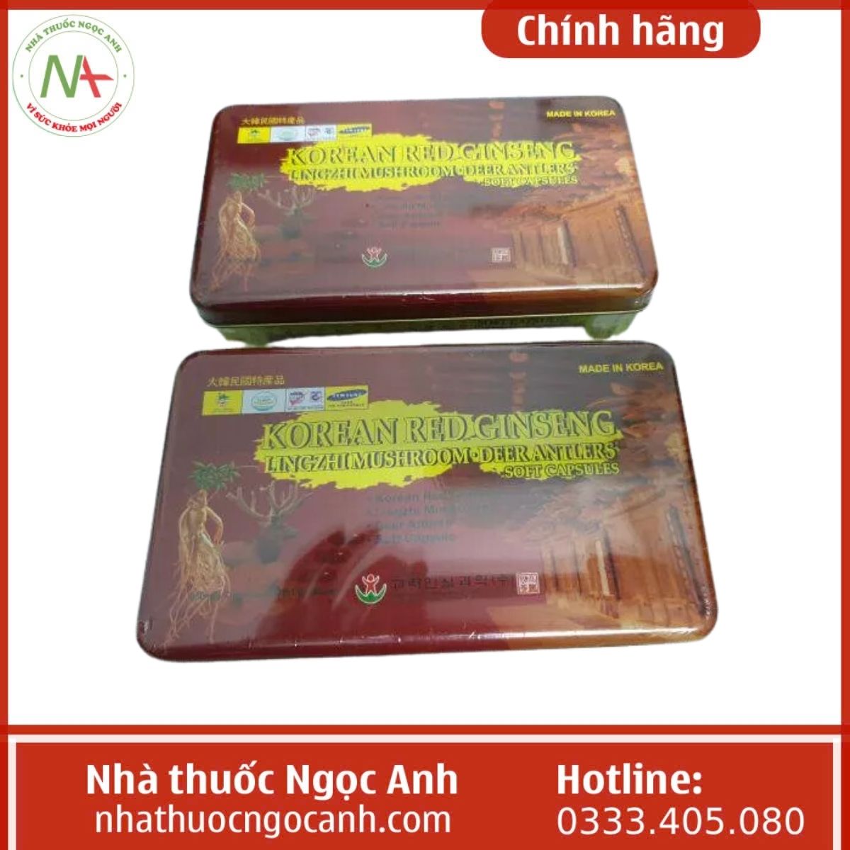 Đạm tổng hợp hồng sâm Lingzhi Mushroom Deer Antlers