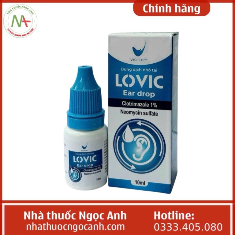 Dung dịch nhỏ tai LOVIC Ear drop