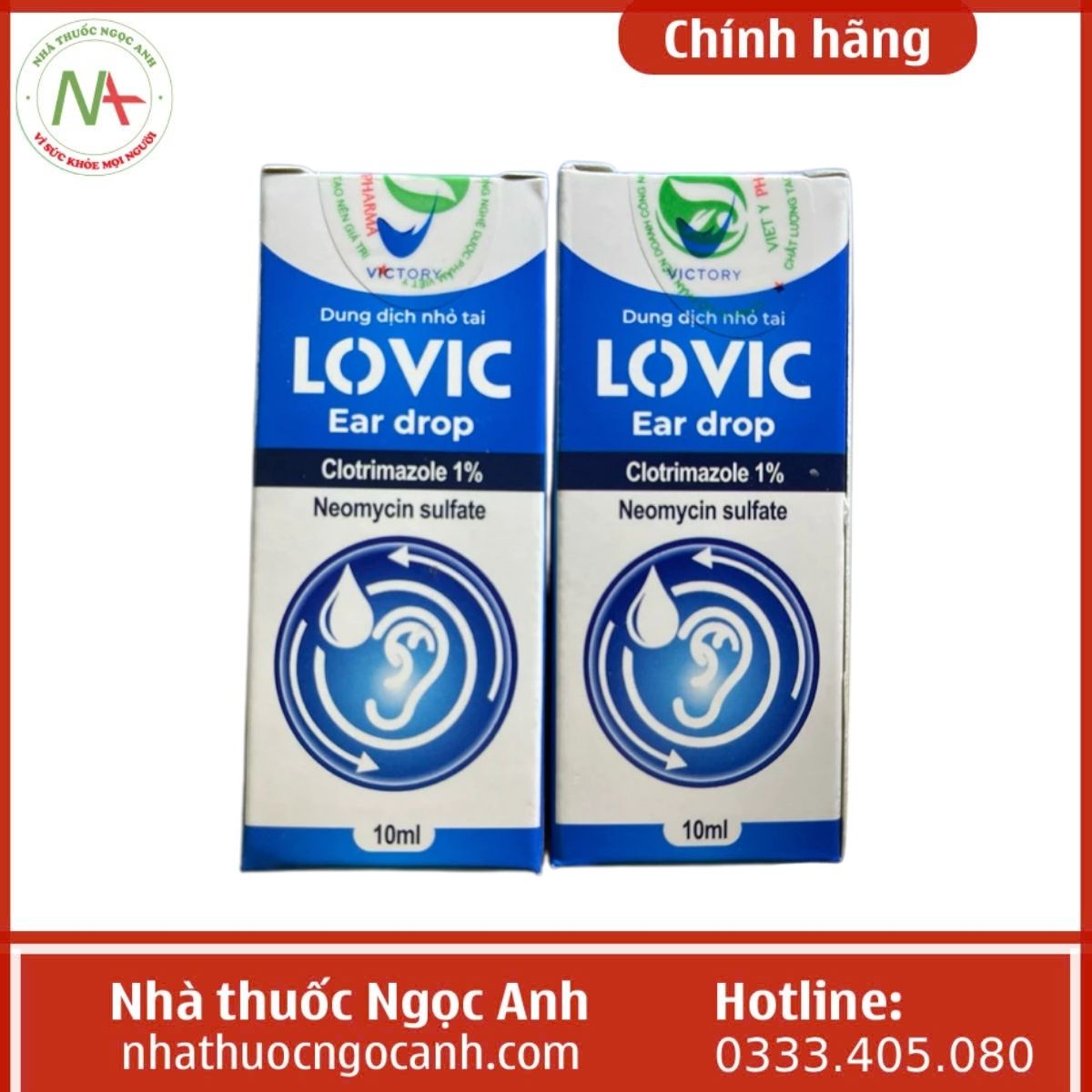 Dung dịch nhỏ tai LOVIC Ear drop