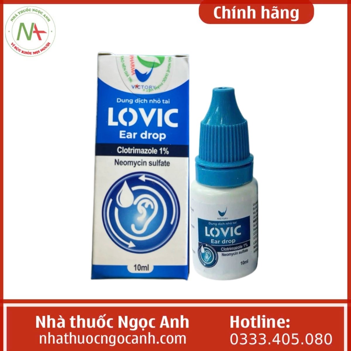 Dung dịch nhỏ tai LOVIC Ear drop