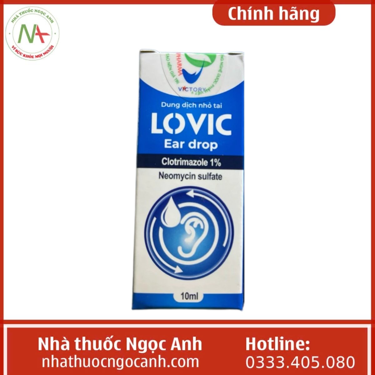 Dung dịch nhỏ tai LOVIC Ear drop