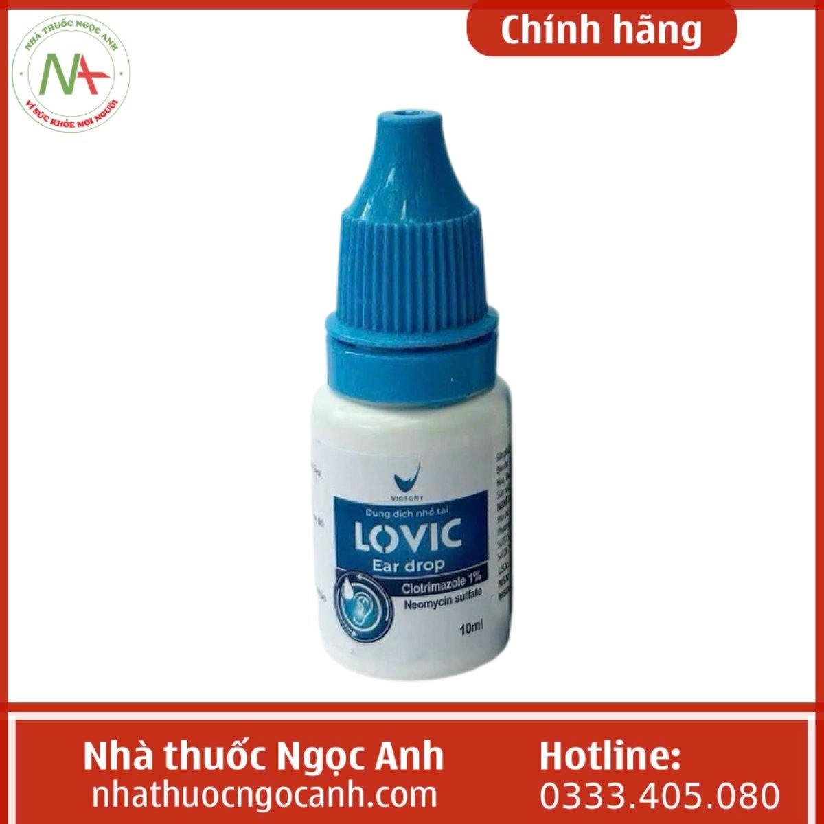 Dung dịch nhỏ tai LOVIC Ear drop