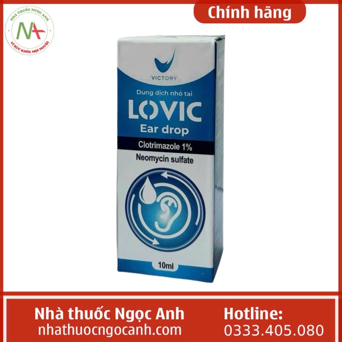 Dung dịch nhỏ tai LOVIC Ear drop