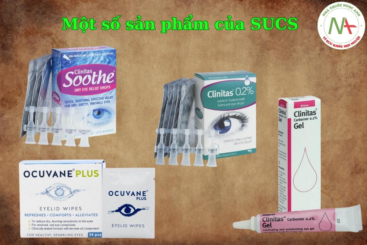 Một số sản phẩm của Công ty TNHH Nghiên cứu và Phát triển Dược phẩm SUCS