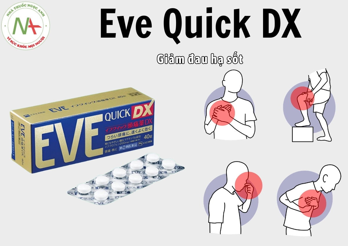 Eve Quick DX 3 Eve Quick DX giảm đau hạ sốt