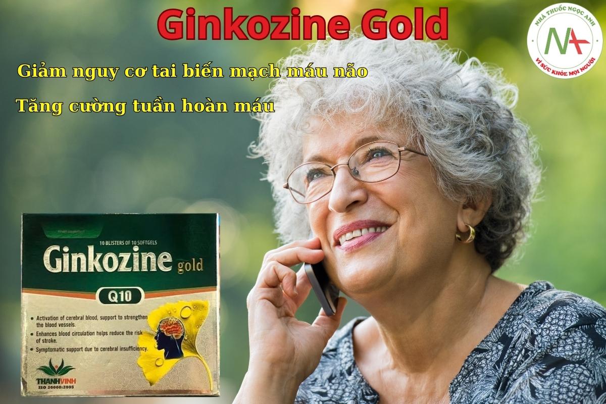 Ginkozine Gold hỗ trợ giảm nguy cơ tai biến mạch máu não