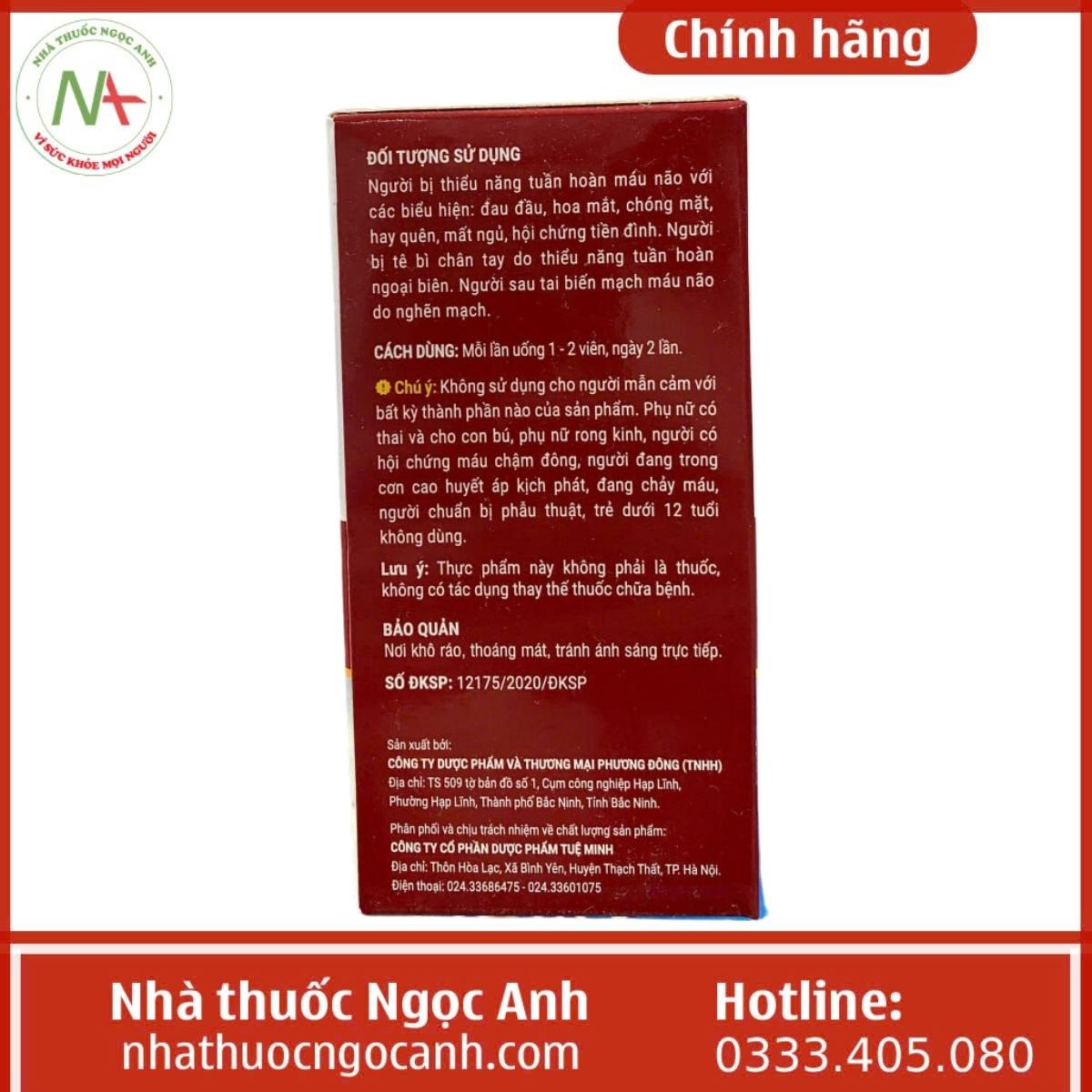 Gintakan Hoạt Huyết Dưỡng Não