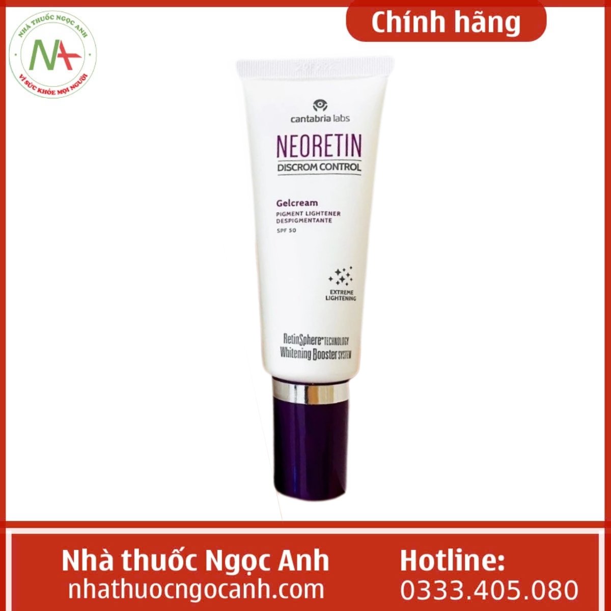 Kem chống nắng Neoretin Discrom Control Gel Cream SPF 50