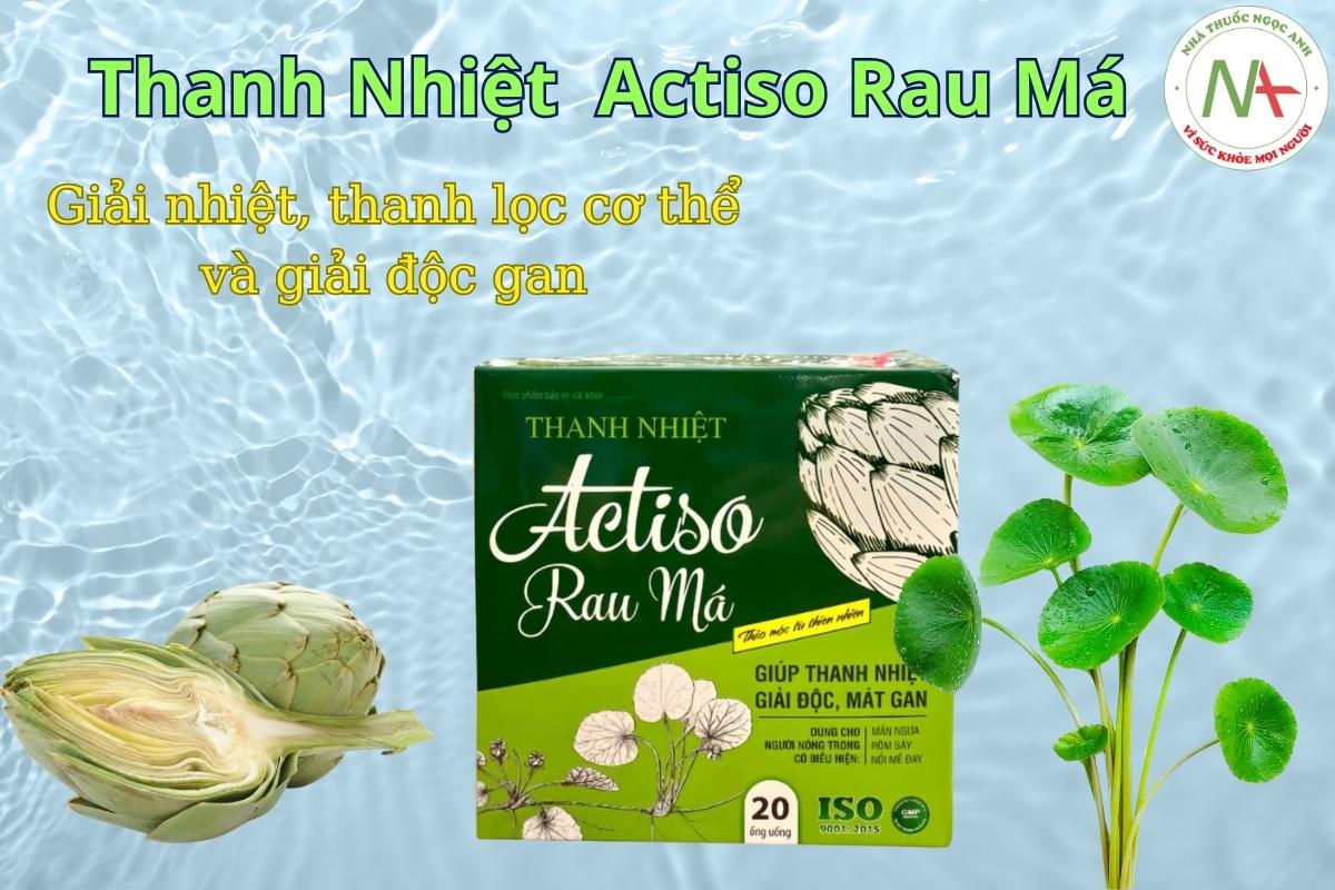 Thanh Nhiệt Actiso Rau Má - Giải nhiệt, thanh lọc cơ thể và giải độc gan