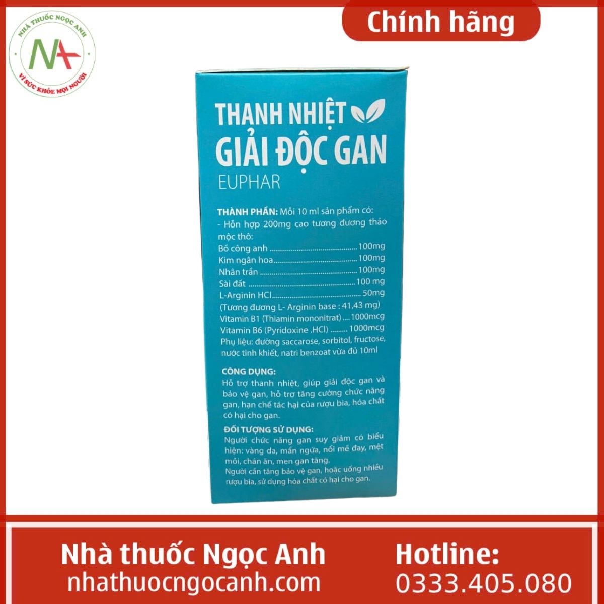 Thanh Nhiệt Giải Độc Gan Euphar