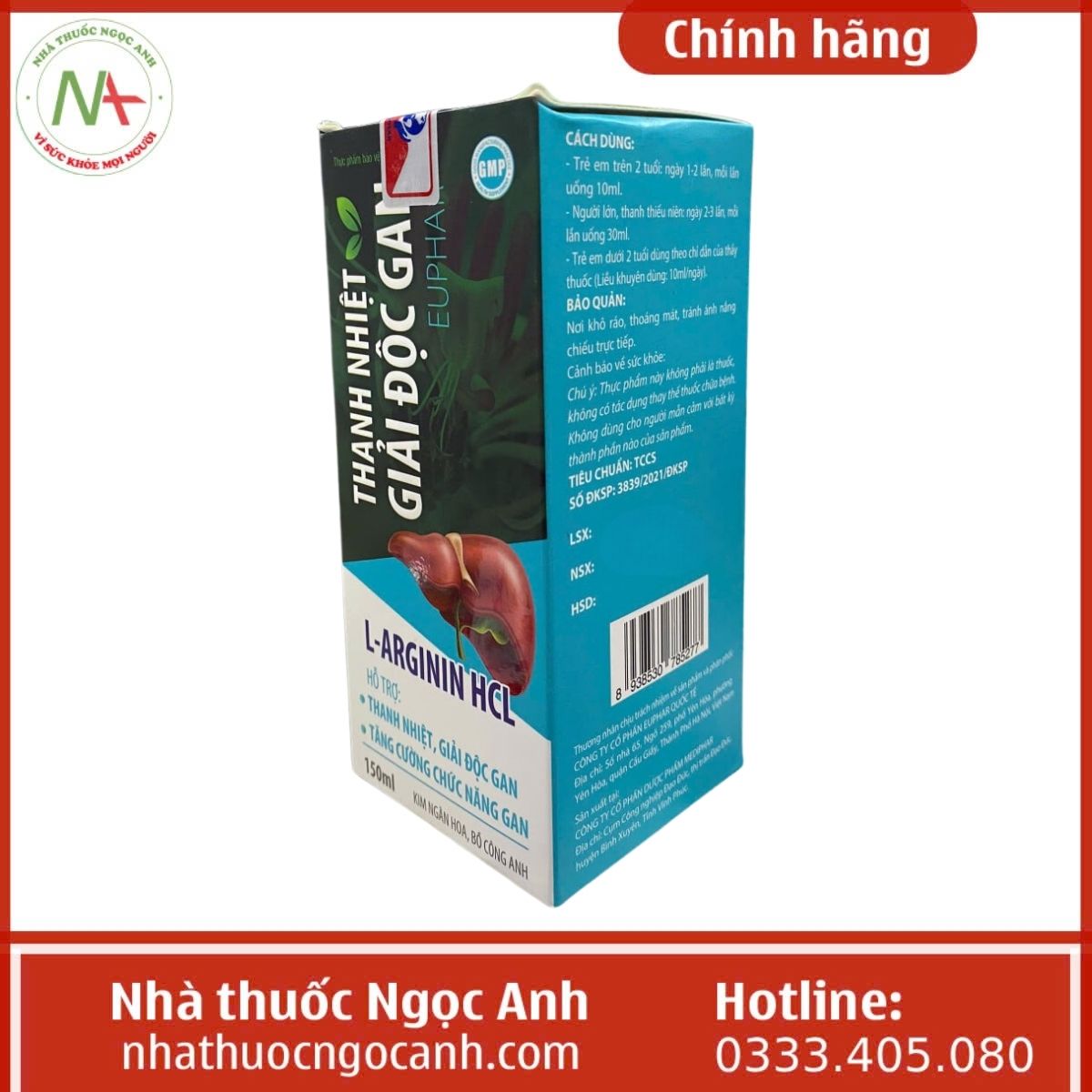 Thanh Nhiệt Giải Độc Gan Euphar