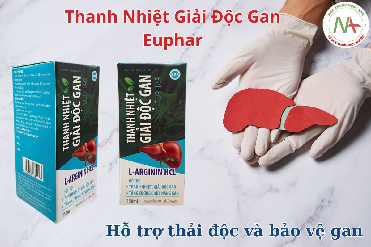 Thanh Nhiệt Giải Độc Gan Euphar hỗ trợ bảo vệ gan