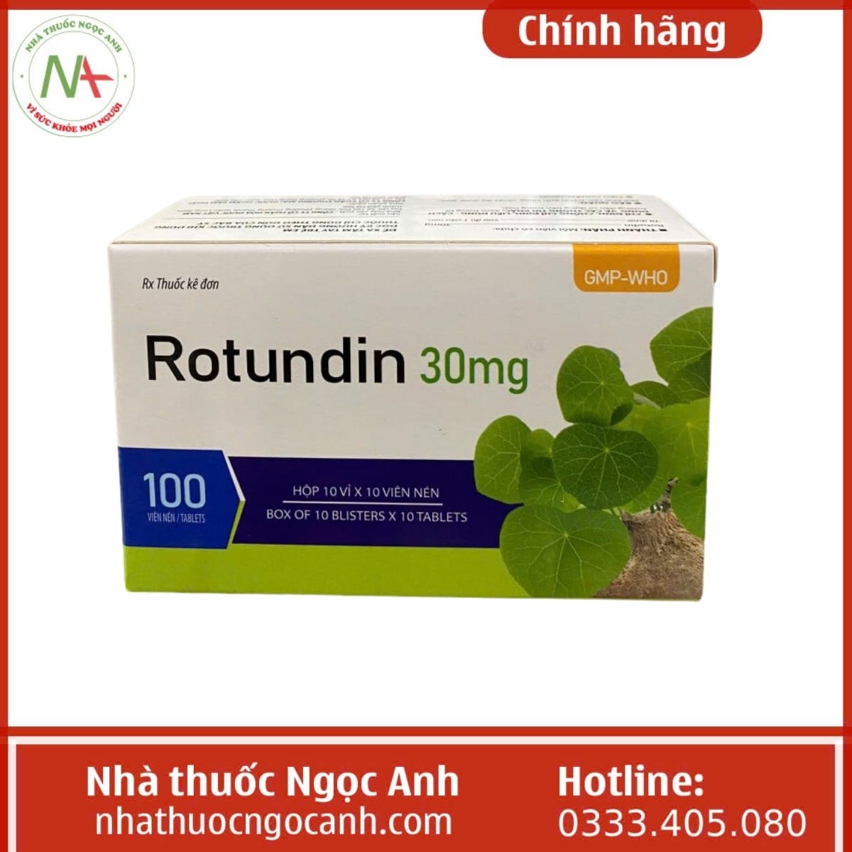 Thuốc Rotundin 30mg  Hóa Dược