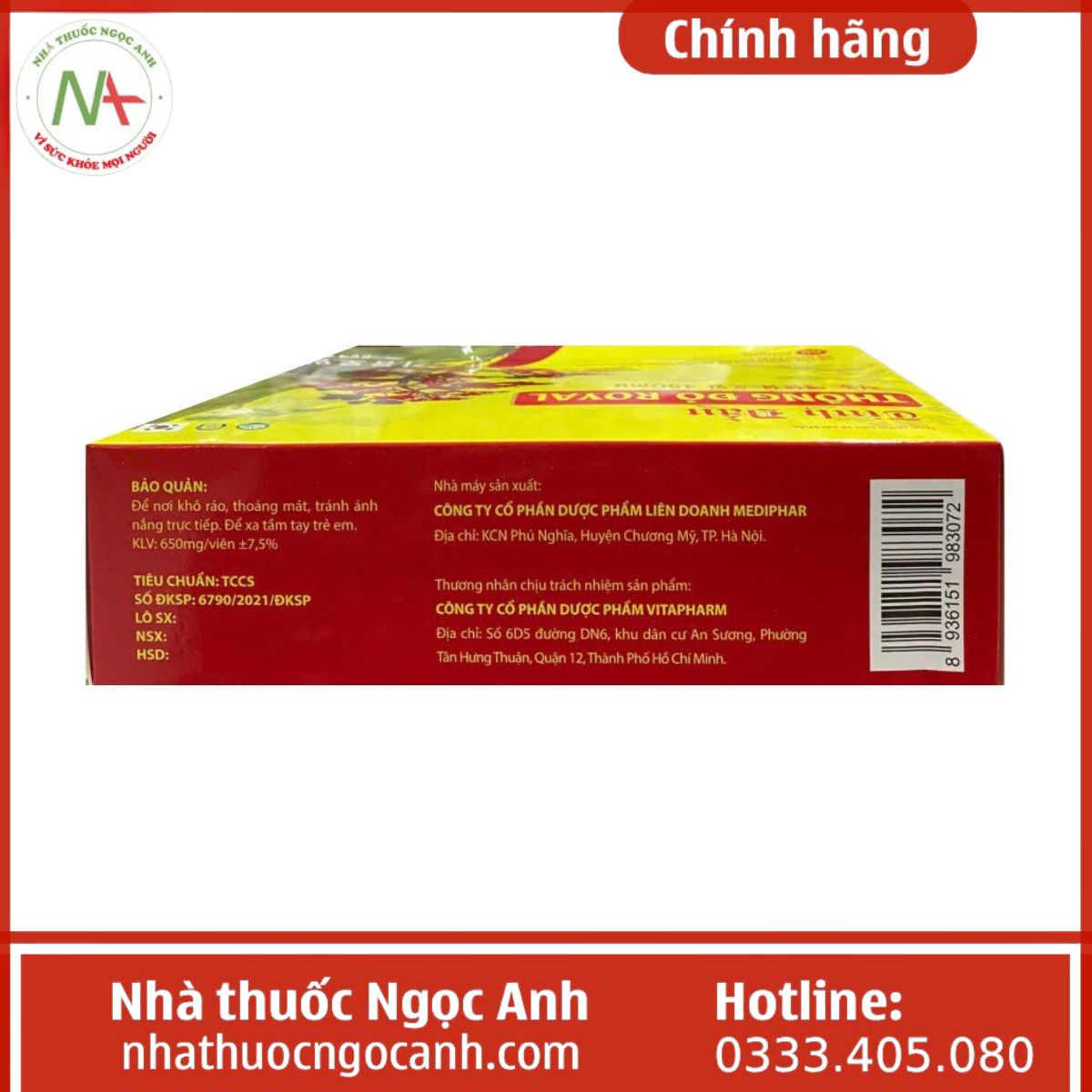 Tinh Dầu Thông Đỏ Royal Vitapharm