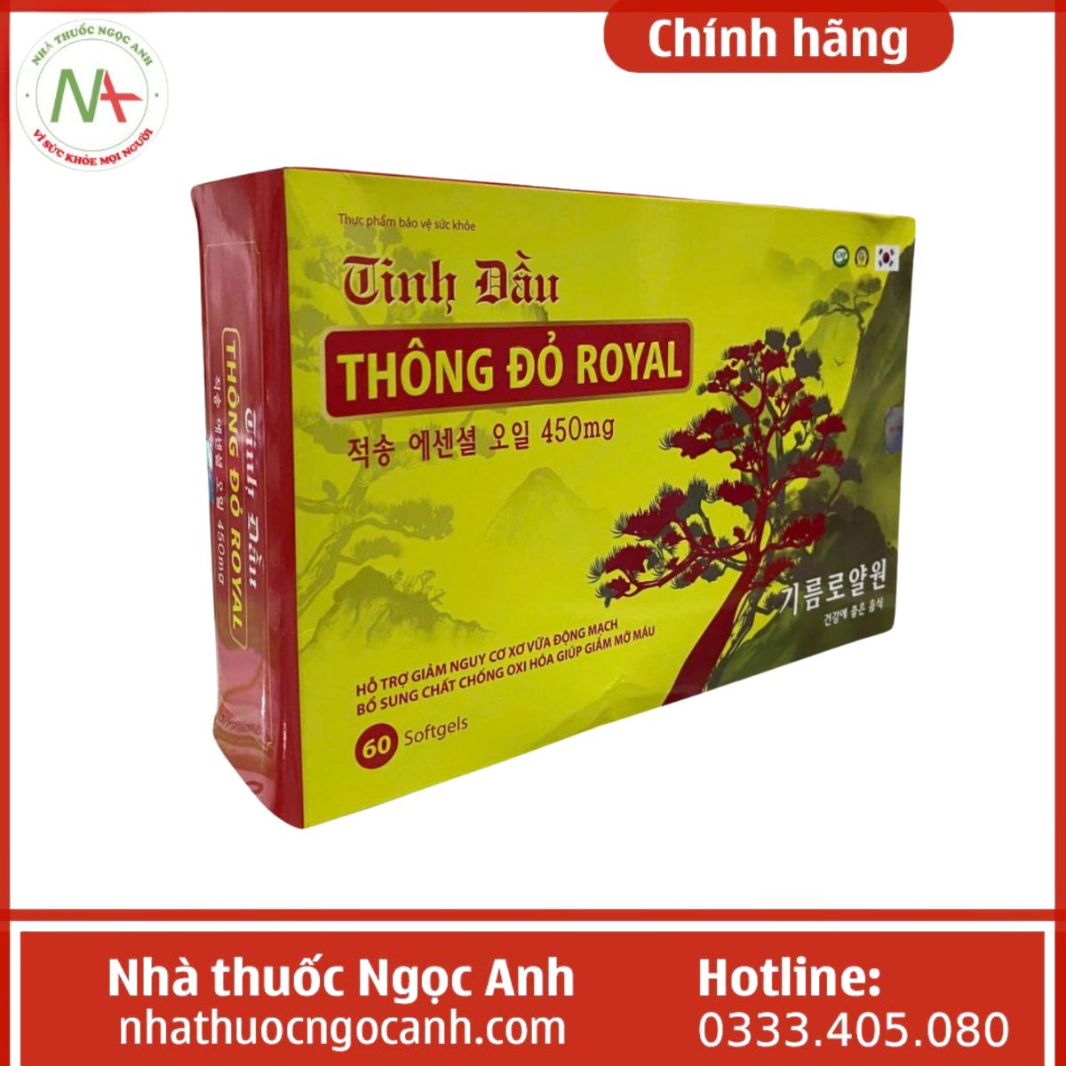 Tinh Dầu Thông Đỏ Royal Vitapharm