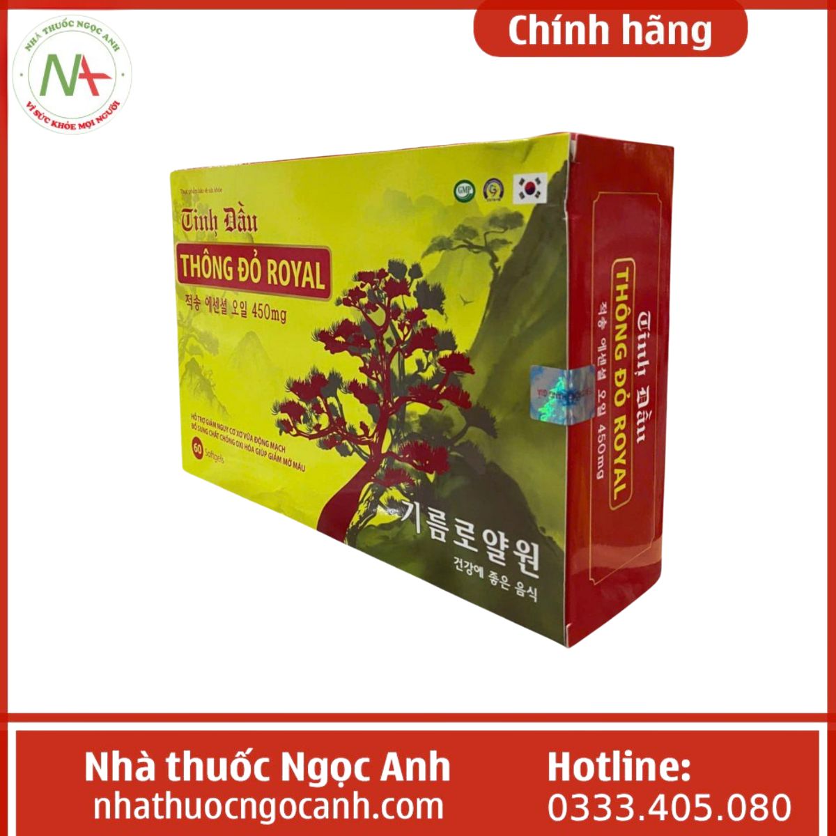 Tinh Dầu Thông Đỏ Royal Vitapharm