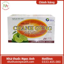 Viên ngậm chanh gừng Vega