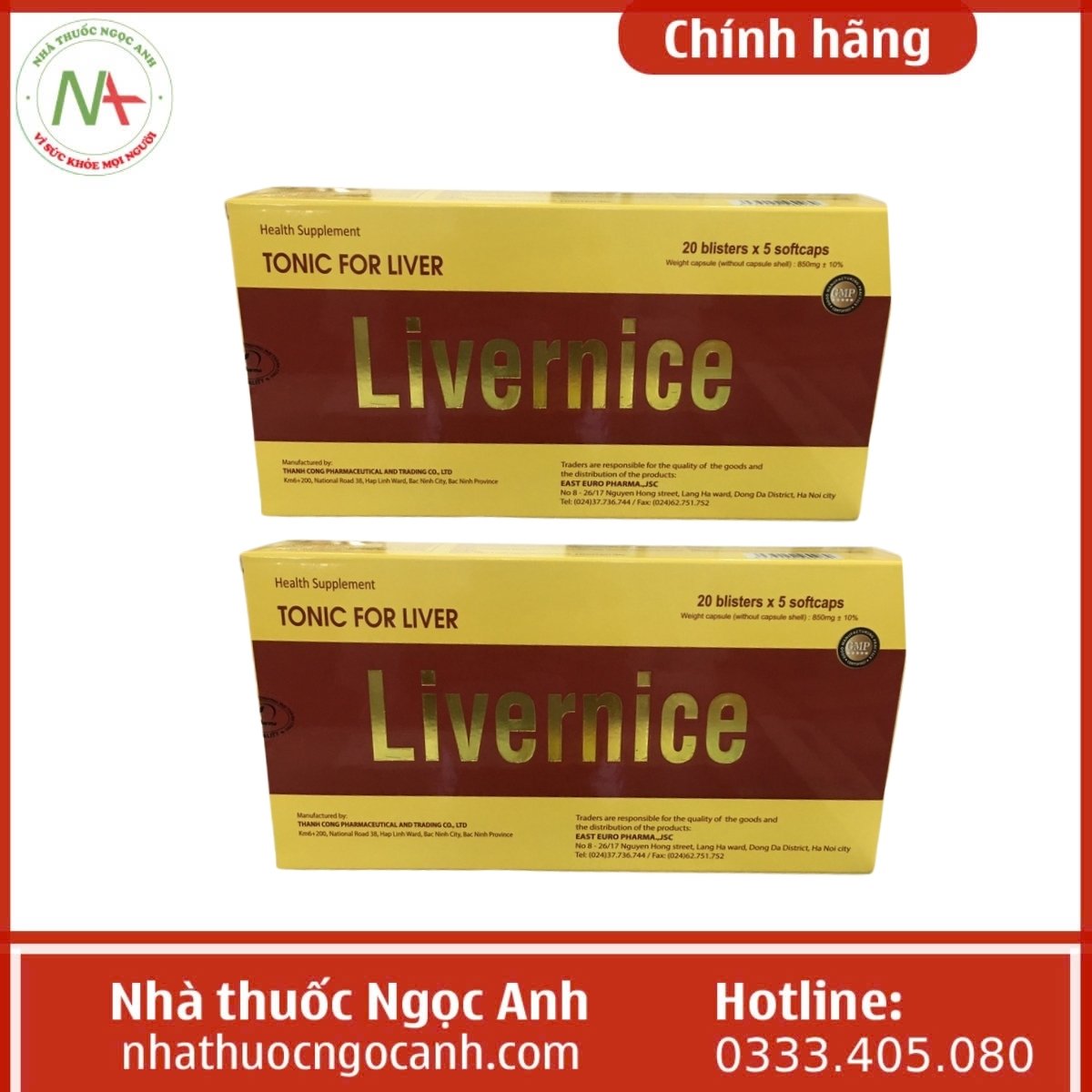 Viên bổ gan Livernice