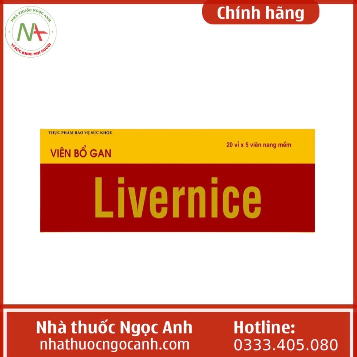 Viên bổ gan Livernice