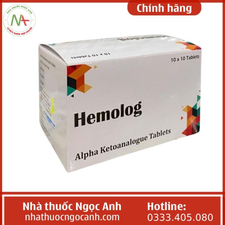Thuốc Hemolog có tác dụng gì, giá bao nhiêu, mua ở đâu?