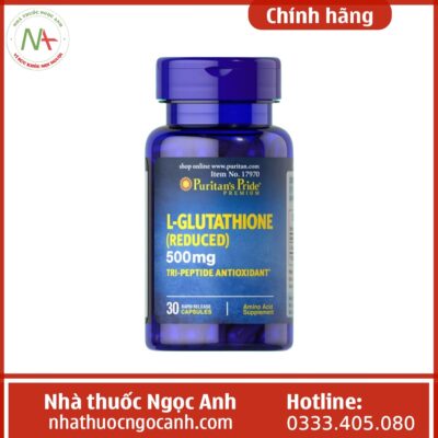 L-Glutathion Reduced 500mg Puritan's Pride c tc dng g, mua u? L-Glutathion Reduced 500mg Puritan's Pride c tc dng g, mua u?