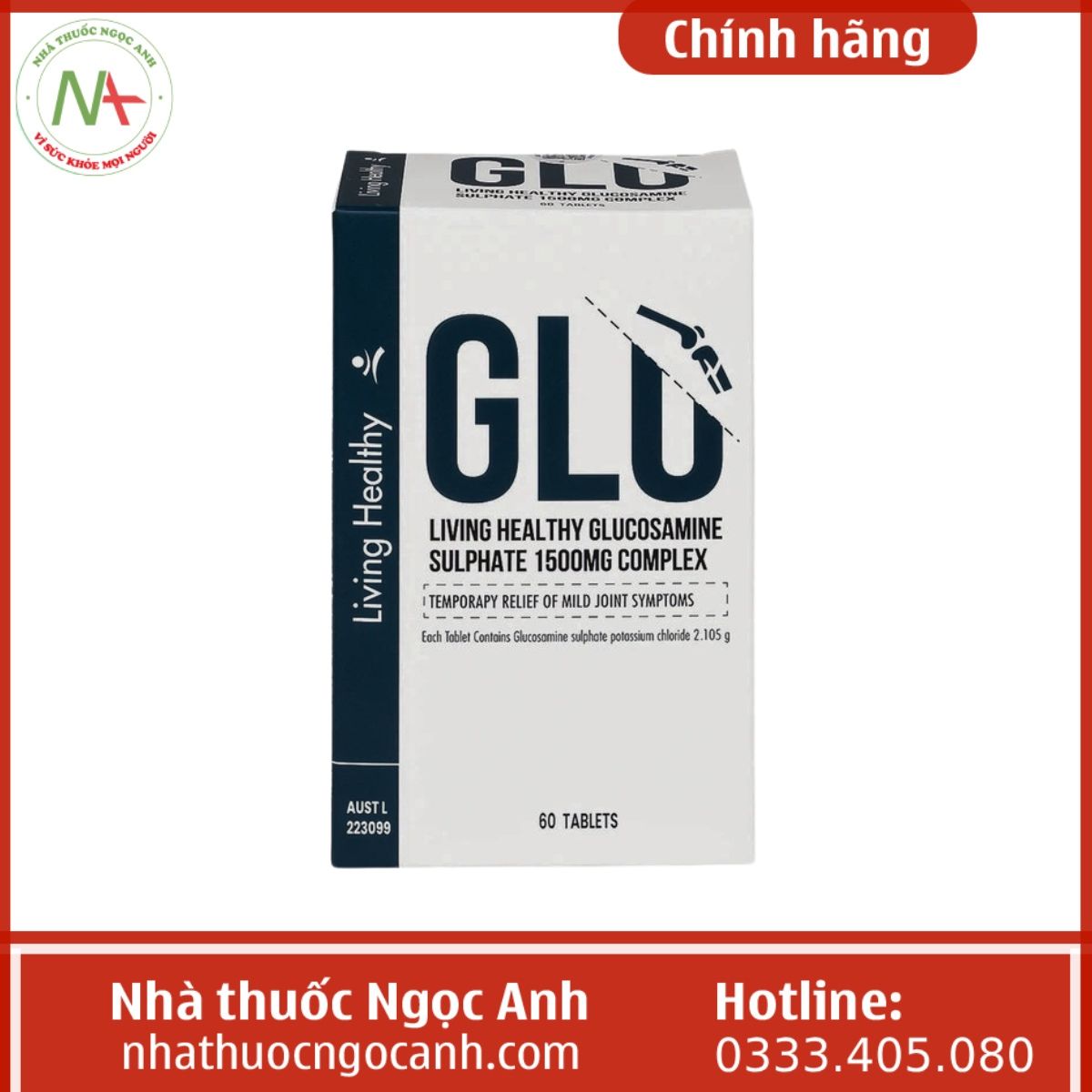 Thuốc Living Healthy Glucosamine Sulphate 1500mg Complex