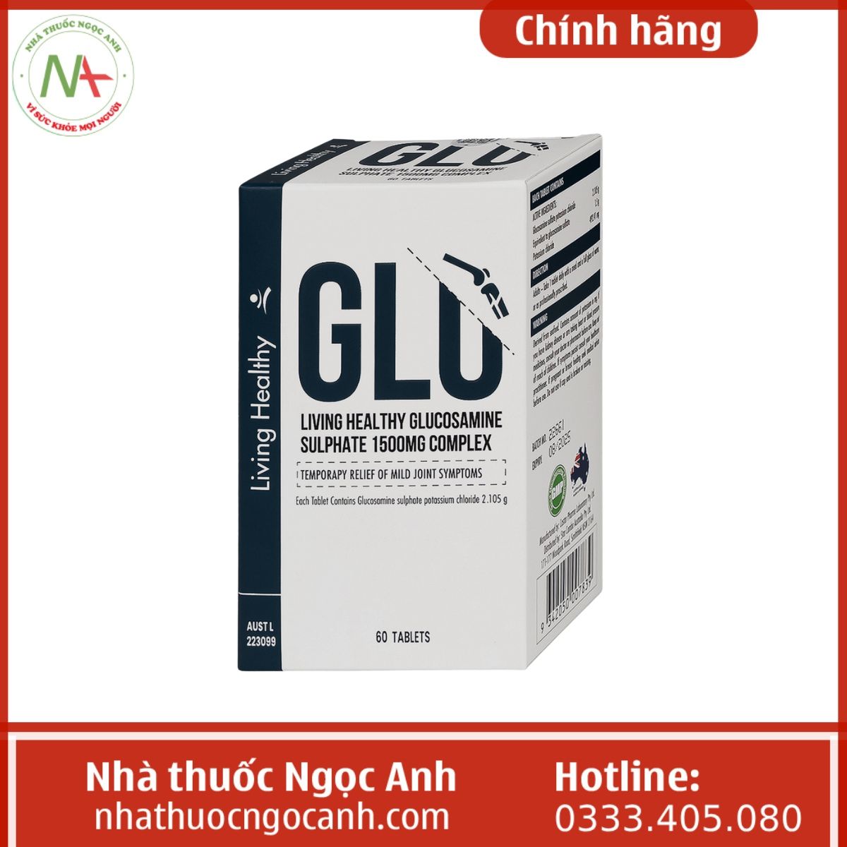 Thuốc Living Healthy Glucosamine Sulphate 1500mg Complex