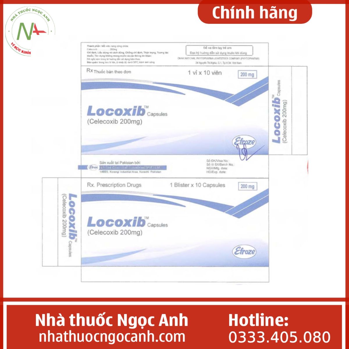 Thuốc Locoxib 200mg