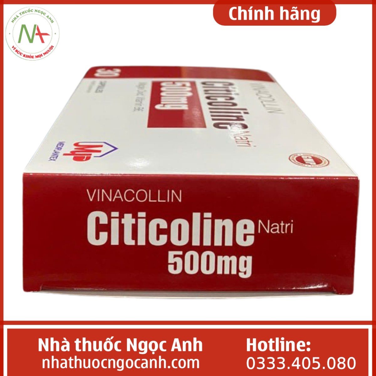 Viên uống Vinacollin Citicoline 500mg