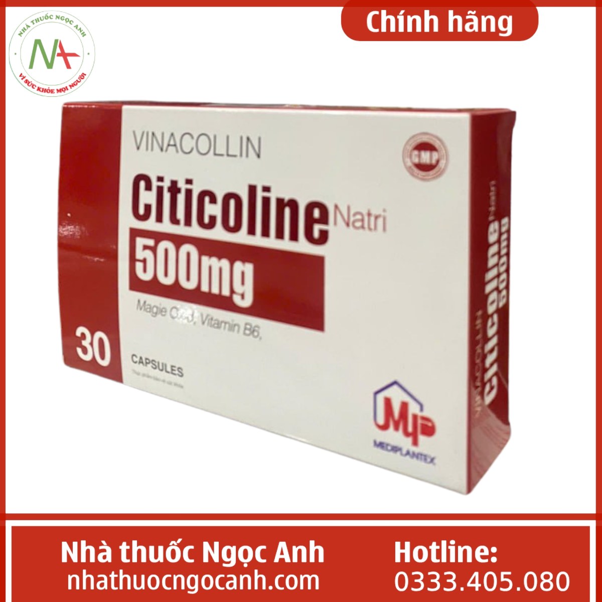 Viên uống Vinacollin Citicoline 500mg